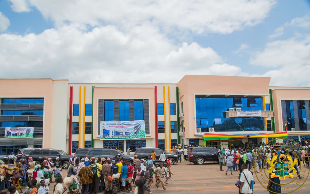 manaaf_official's tweet photo. Nalerigu
Prez. @NAkufoAddo commissions North East Regional Coordinating Council Admin. Building https://t.co/gzsFqHVovJ