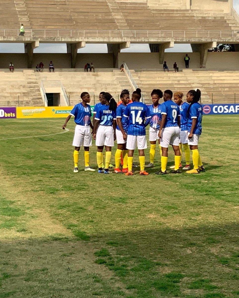 Touch down at Sugar Ray Xulu Stadium in Claremont for the Mamelodi Sundowns Ladies vs Costa Do Sol #COSAFACup2022 #ActiveandwinningKZN