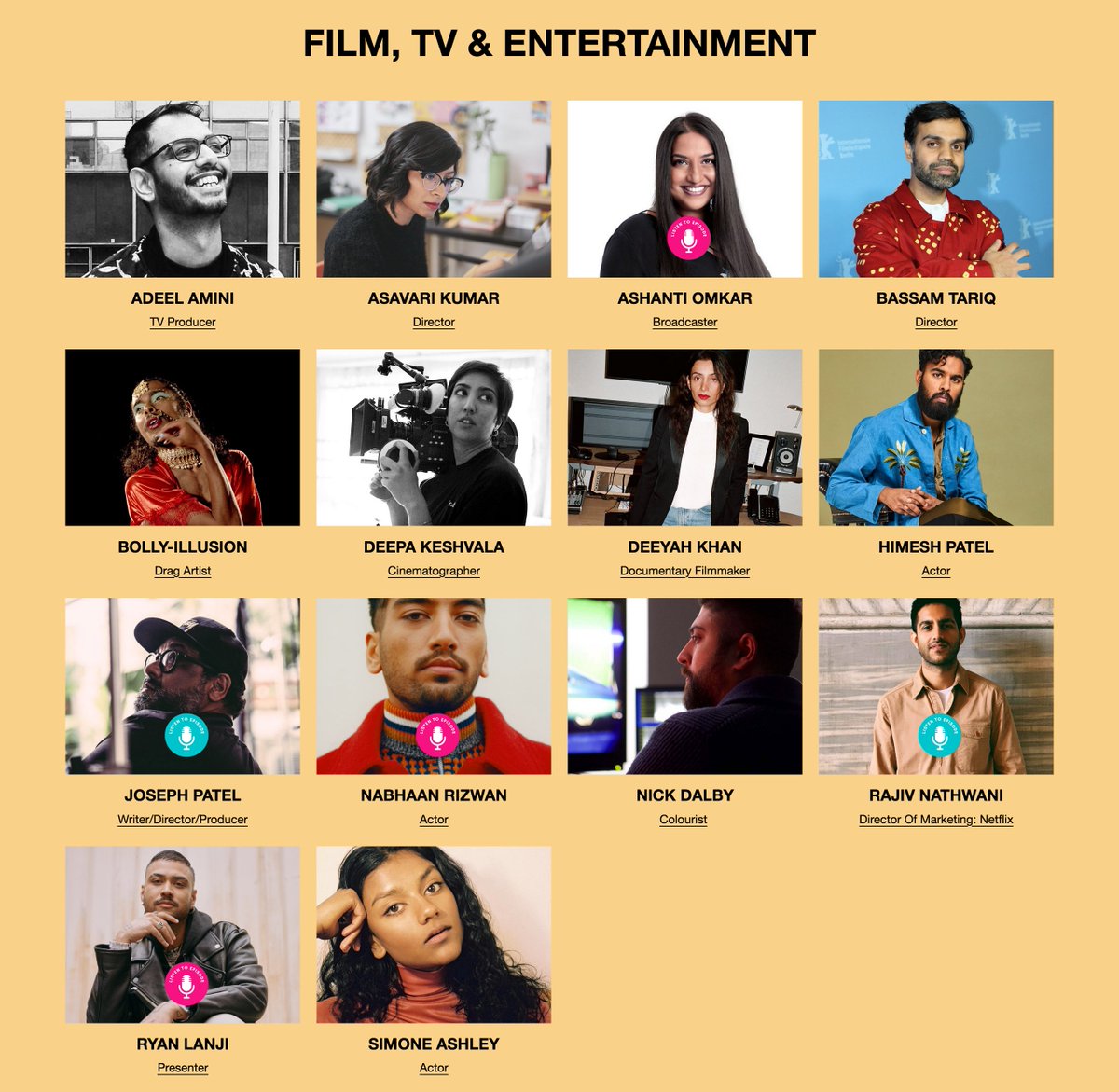 📃💸 In some good company here, on the <a href="/witb_podcast/">whatisthisbehaviourpodcast</a> 101 list, in the film &amp; entertainment section. I see you, @curry_crayola @HimeshJPatel <a href="/nabhaanr/">el huxley</a> #simoneashley <a href="/Deeyah_Khan/">Deeyah Khan</a> <a href="/rajivnathwani/">Rajiv Nathwani</a> @RyanLanji <a href="/jazzbeezy/">joseph patel</a> @adeelamini Asawari, Deepa, Bolly &amp; Nick! 🎬🎥🎶 #availableforwork