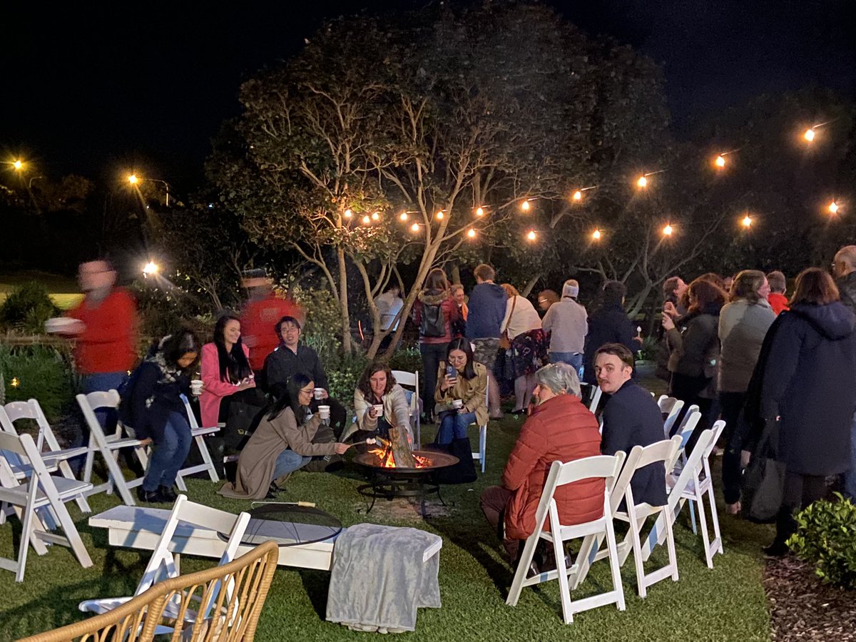 Wrapping up the first night of the UNSW #EFretreat2022 with cozy fire pits, mulled wine and hot chocolate. Wonderful to see all our EF colleagues reconnecting in person.