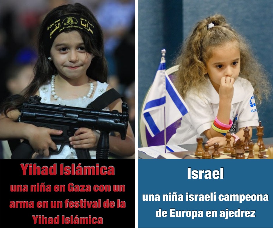 IsraelinSpanish's tweet photo. Mientras en #Israel creemos en la vida y educamos para construir un futuro mejor, la organización terrorista palestina Yihad Islámica adoctrina a los niños al odio y el terrorismo para convertirlos en mártires. https://t.co/AA2CiYKlCJ