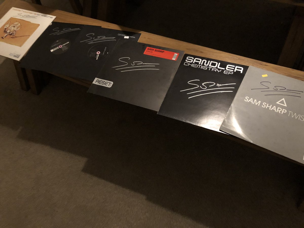 Fu2ramusic's tweet photo. Huge thank you to @SandervanDoorn for signing some of my classic @purplehazeoff / Sam Sharp and Sandler Vinyls at @coloursofficial last night. CC: @SpinninRecords 💫 https://t.co/j0sfWzReP2