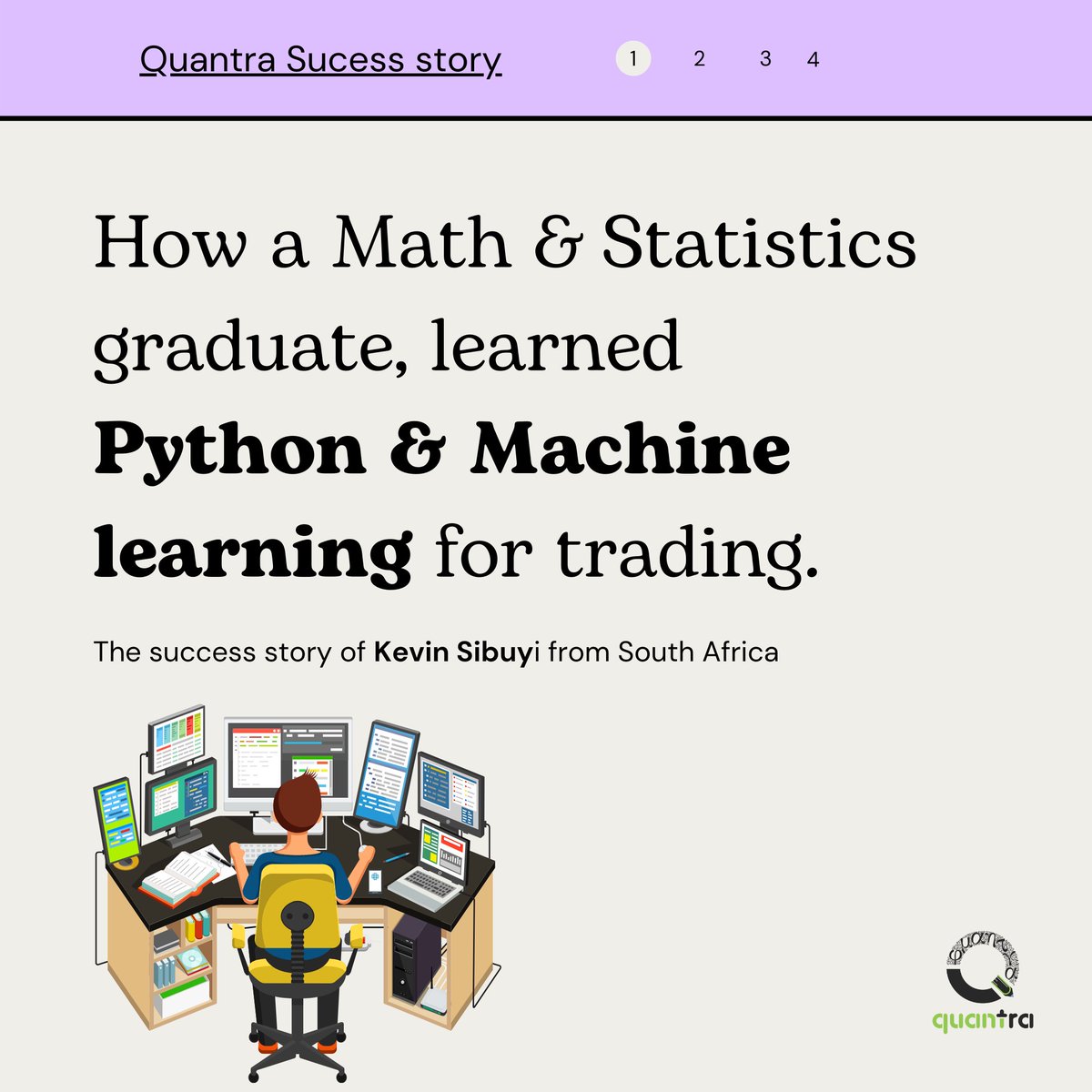 A story that will give you an idea of how much value our courses add to a person's professional life.

Success story #Thread  

#successstory #python #machinelearning #career #quantitativeresearch #trading #trader #stockmarket #courses2022 #Maths