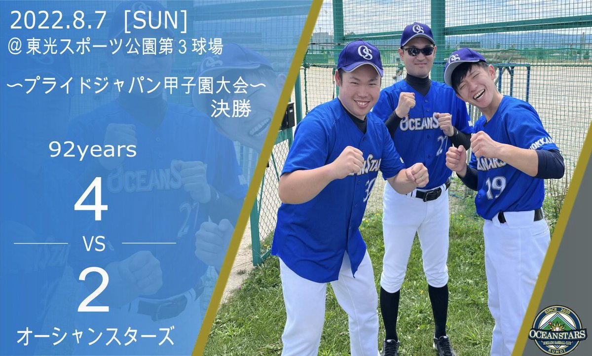 oceanstars07's tweet photo. 前回の大会に続きまたしても決勝で負けてしまいました。
投手は素晴らしいピッチングをしたものの、守備がカバーできず自責点0でまさかまさかの敗戦。
ヒットも少なく打線のつながりも欠いてしまいました。
次こそは次こそはと大会に臨んでいますが、本当に次こそは勝ち切って全道大会決めます👊👊👊👊 https://t.co/TURPugmdJX