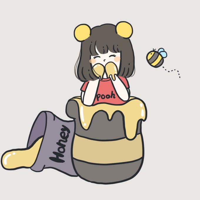 プーさんイラストのtwitterイラスト検索結果