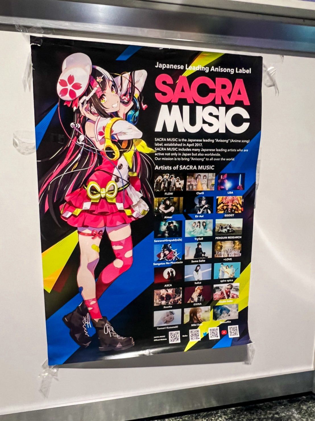 ○ SACRA MUSIC FES 2019 クリアファイル SACRAちゃん SACRA MUSIC FES．2019 -NEW GENERATION-（初回 ○ SACRA MUSIC FES