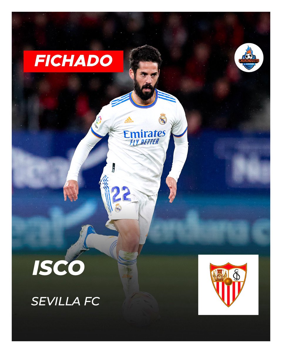 Quitadle ya la camiseta del real de madrid y ponerle la del Sevilla Fútbol Club…!!!
Me encanta <a href="/isco_alarcon/">ISCO ALARCON</a> welcome to Sevilla…