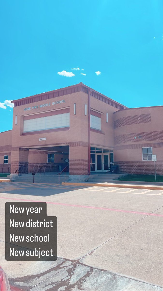 MsAltstaetter's tweet photo. Starting year 4 with a lot of “new” things. Change can be scary, but it can also be great! Looking forward to joining Northwest ISD ♥️ #PikePanthers https://t.co/jGvhy82dVf