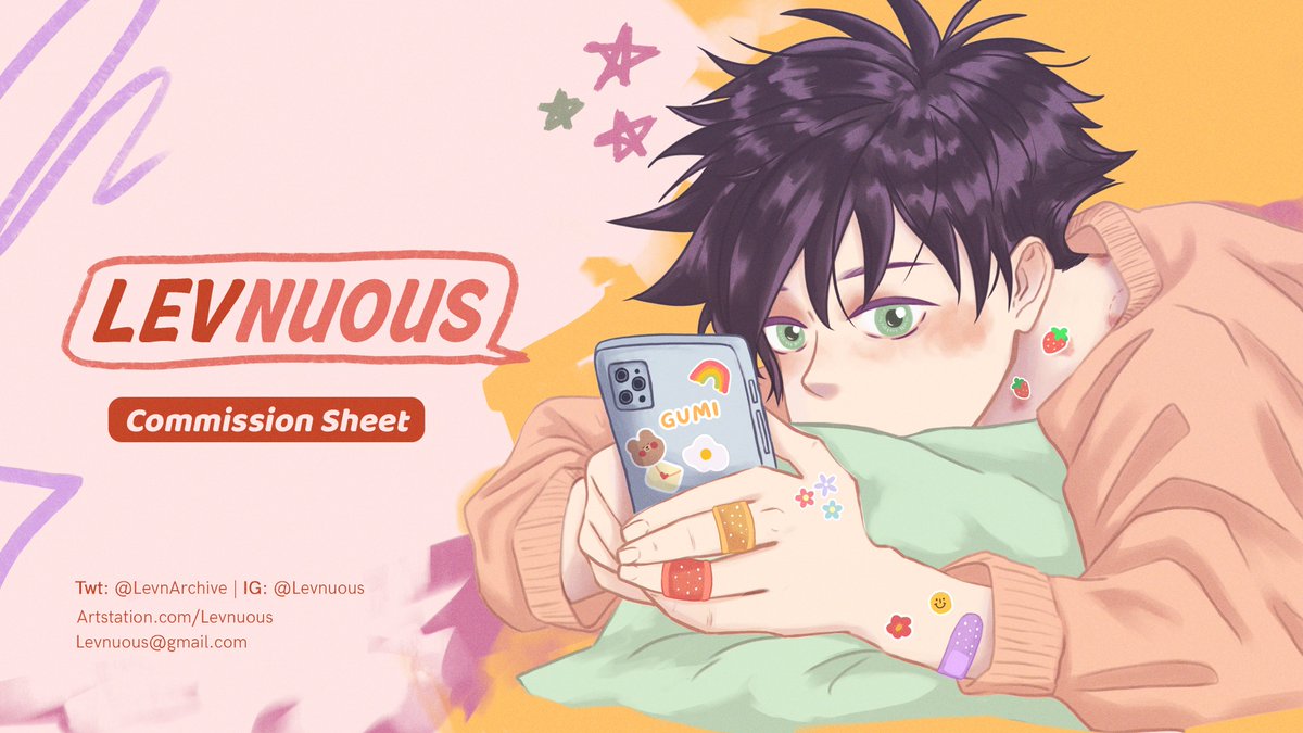 LevnArchive's tweet photo. Hi I'm Lev &amp; I'm opening Comms!💜✨

I'm in need of funds for my final year in College! Please help a student in need 🫶 For questions and inquiries, DM me! 💓💌

Check my works here: https://t.co/4HrawmR8C0

#commissionopen #commissions #commissionart #artph #artcommissions https://t.co/TsRhtPfwR3