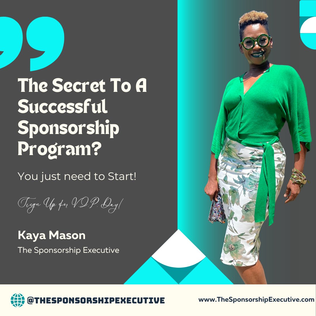 IAmKayaism's tweet photo. Don't sabotage your own profits, add a Sponsorship Program to your Business Model today.
V.I.P. Days are quickly filling up. Act Now to reserve your Day!
#vipdays #startyourprogram #sponsorshipswork #sponsorshipprogram #generaterevenue #besuccessful #thesponsorshipexecutive... https://t.co/itJsISzEWP