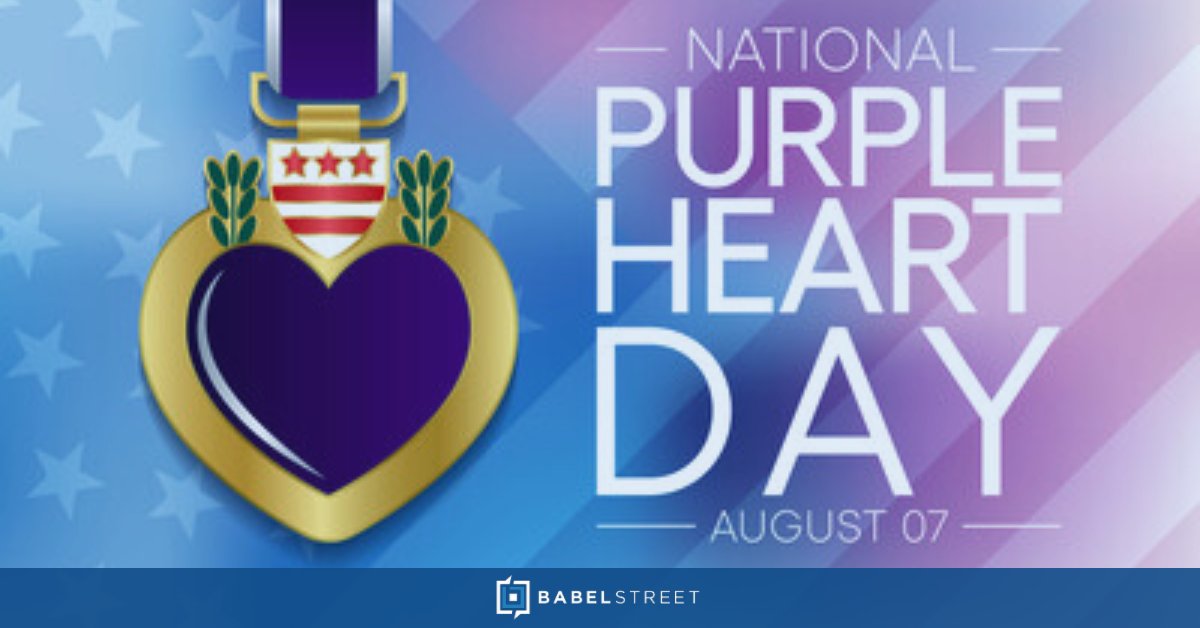 BabelKnowledge's tweet photo. Remembering and honoring those who served
#PurpleHeartDay #BabelOn https://t.co/kuXrvZsObO