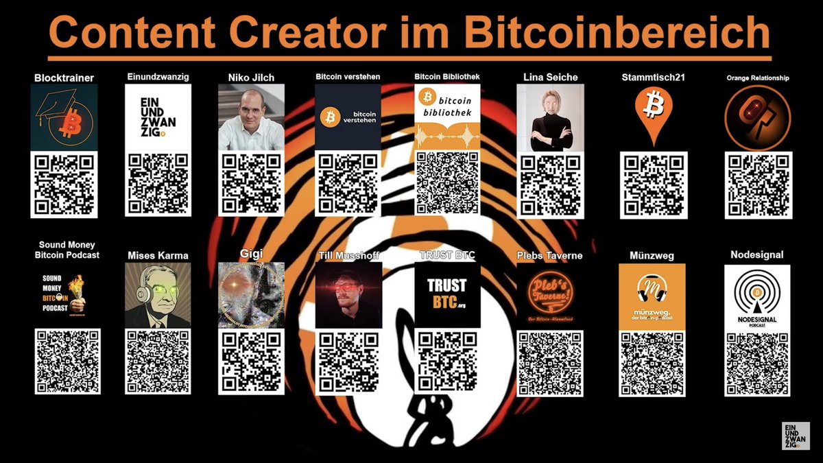 Wer noch viele #Fragen zu #Bitcoin hat und oder einfach neugierig ist und richtig guten #Content zum Thema will. Hier eine schöne #Übersicht von #einundzwanzig die ich gerne teile. 🧡🥳🥰