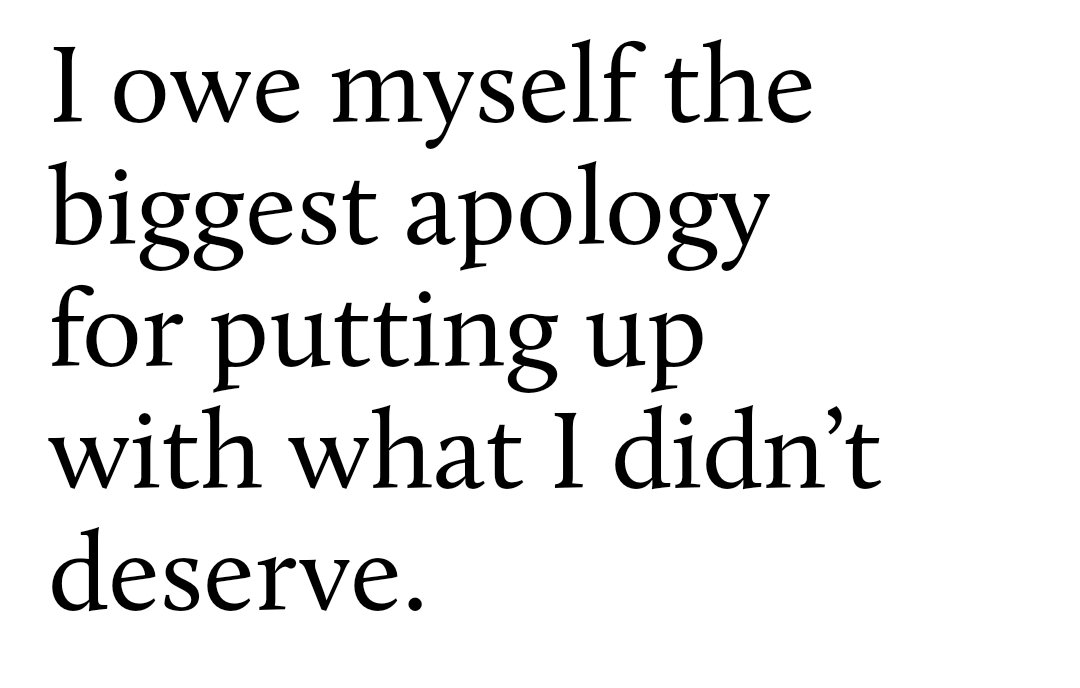 EddieBlanco7's tweet photo. I owe myself the biggest apology for putting up with what I didn’t deserve. #TeamRealTalk Self I Apologize For All You Been Through https://t.co/dC5A2WYvky
