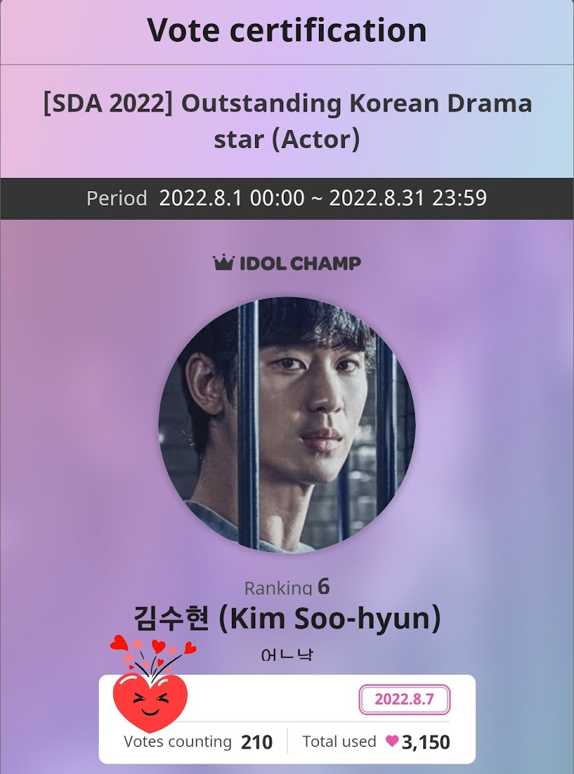 KSHConnexAU's tweet image. Have you voted for Kim Soo Hyun today?

Let's send much love to Kim Soo Hyun 🥰

Every single vote matters 🙏

Download IDOL CHAMP Apps Store:
IOS: apps.apple.com/au/app/idolcha…

Android: play.google.com/store/apps/det…

#김수현 #KimSooHyun
