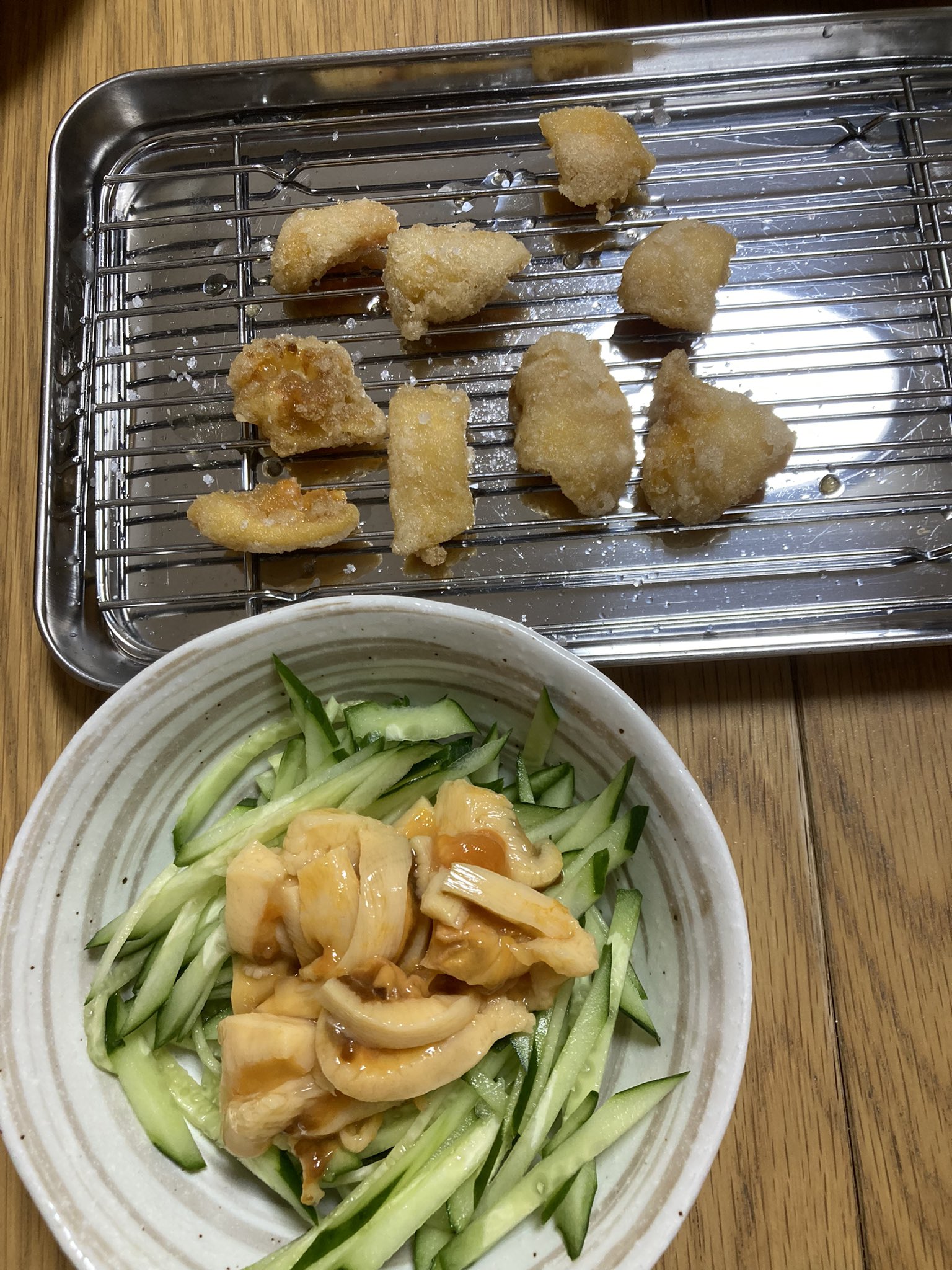 うらやぎ ホヤの唐揚げ 美味し 天ぷらは温度が低いとベチャッとなるけど 唐揚げは失敗が少なそう T Co 01rsz5u28w Twitter
