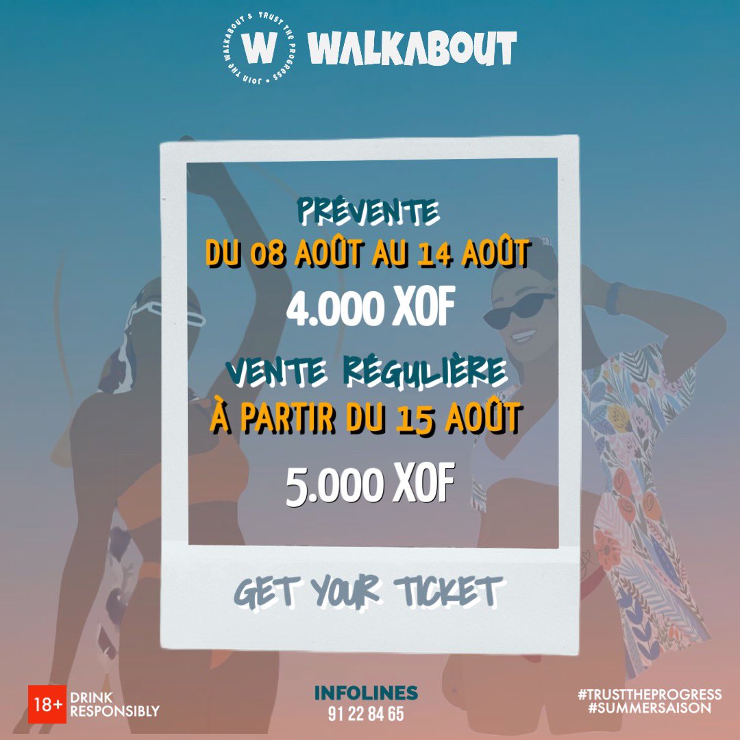 _The_Walkabout's tweet photo. ⚠️⚠️⚠️⚠️⚠️⚠️
INFOS BILLETTERIE 
La billetterie ouvre ce 08 Août en préventes.
Procurez vous vos pass le plus tôt que possible afin de nous aider à mieux accueillir.
Plus vite vous achetez vos pass plus ils vous reviendront moins chères ! https://t.co/bZQMVxbUlg