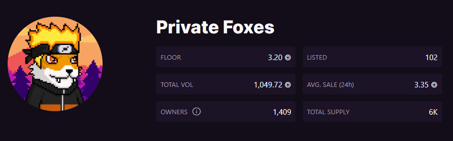 Youness KASMI (@kasmiyouness1) on Twitter photo I haven't even made the announcement yet but the price went from 2 to 3.2 SOL in less than a day. Are you guys reading my mind 🤣
I am so excited to share with you what I have been preparing for the past month 🔥
I just want to make my <a href="/privatefoxes/">Private Foxes</a> community proud ❤️ I haven't even made the announcement yet but the price went from 2 to 3.2 SOL in less than a day. Are you guys reading my mind 🤣
I am so excited to share with you what I have been preparing for the past month 🔥
I just want to make my <a href="/privatefoxes/">Private Foxes</a> community proud ❤️