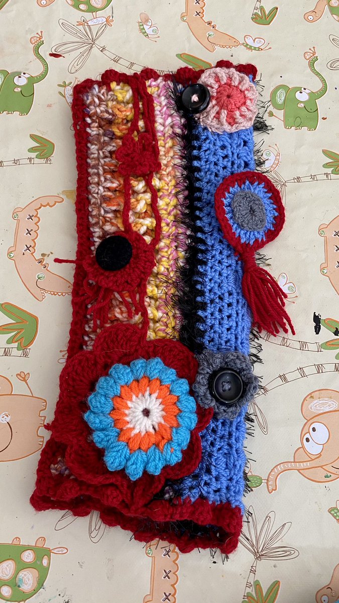 KarenWroeArtist's tweet photo. Latest #crochet project #twiddlemuffs for #dementia , another #community project work for @RotaryTrafford and @AWAH_Alty
proud to be a #rotarian #vocationservice #trafford https://t.co/FavJQUD708