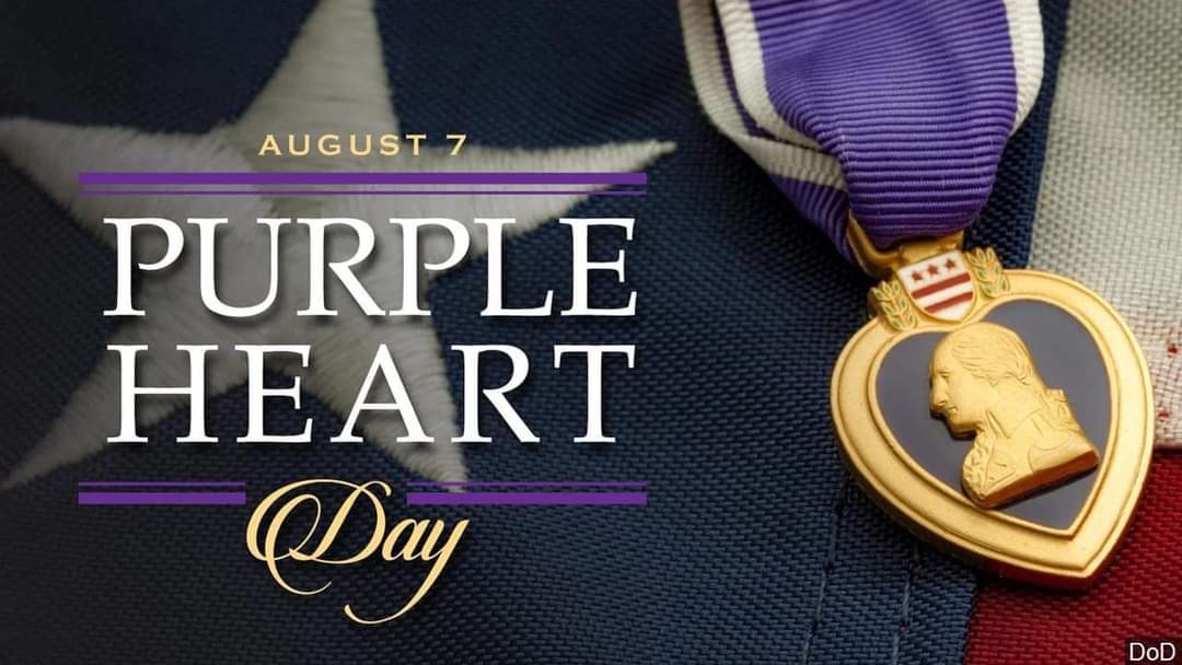 post12206's tweet image. Today on National Purple Heart Day, we want to remember and honor the brave men and women who were either wounded in action or made the ultimate sacrifice for our country. Today we salute the over 1.8 million Purple Heart recipients! T #PurpleHeartDay #purpleheart