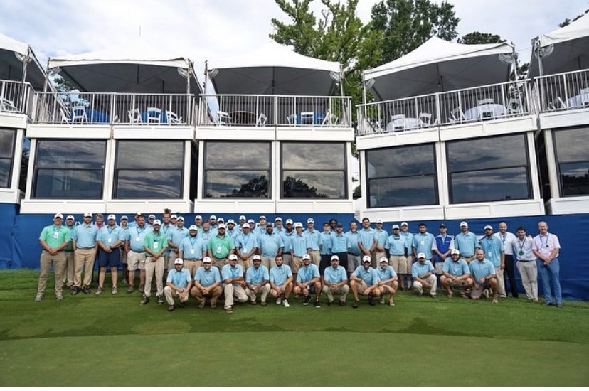 Tarlton_Turf's tweet photo. Great Time volunteering @WyndhamChamp until next year. #WyndhamChampionship #mycarolinasmorning #gcsaa #Turf https://t.co/ut8bQ1NYHB