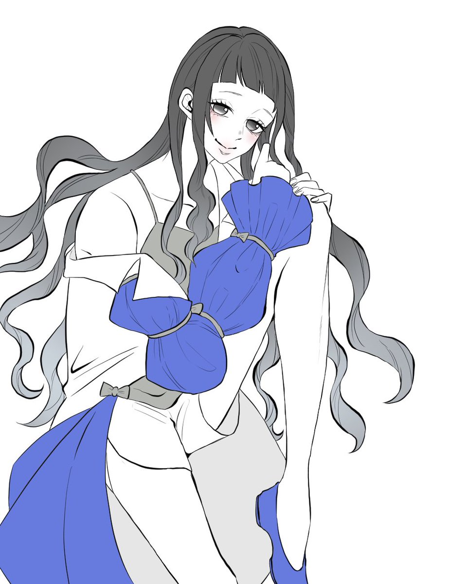 しきみさん描かせて頂きました 凄く透明感のある子なので 描いててドキドキし ミータのイラスト