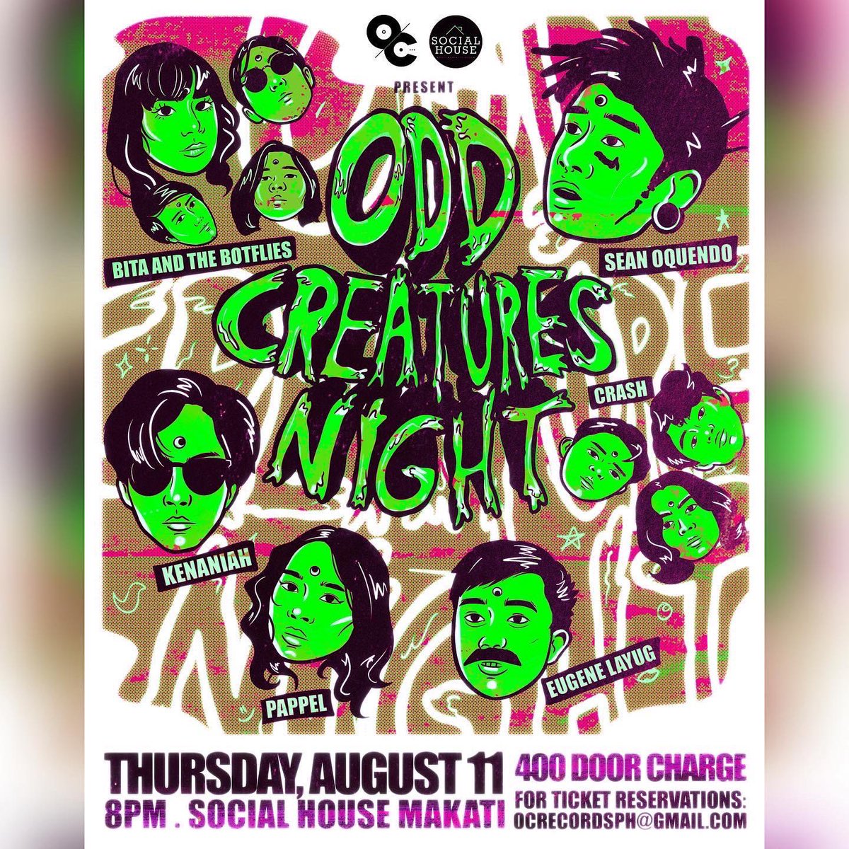 Watch <a href="/eugenelayug/">Eugene Layug</a> perform LIVE together with other amazing Odd Creatures like Crash, 7th, Pappel, Kenaniah, BATB and Sean Oquendo! 

Odd Creatures Night on August 11 at Social House Makati!
Get your tickets now &amp; we'll see you all in 4 days! 

#EugeneLayug #OddCreaturesNight