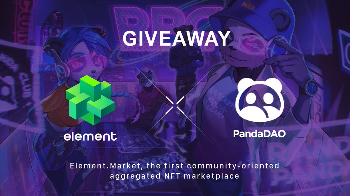 Element_Market's tweet photo. 🍻Element X RandomPandaClub
➡️The FIRST NFT based on the innovative #ERC721P protocol.
➡️The new NFT #RPC is solving:
- NFT liquidation
- DEFI model
- Beauty fatigue
#Giveaway 5 WL spots
👉Follow me & @Element_Chinese & @RandomPandaClub
👉Like+Retweet+Tag 3
⏰Ends 24 hrs https://t.co/AK3PY7BZob