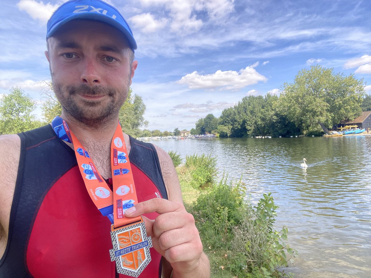Completed the <a href="/eventsatw/">ATW</a> St Neots Triathlon - Standard Distance (1.5km swim, 46km cycle, 10km run) in 3 hours 20 minutes 10 seconds