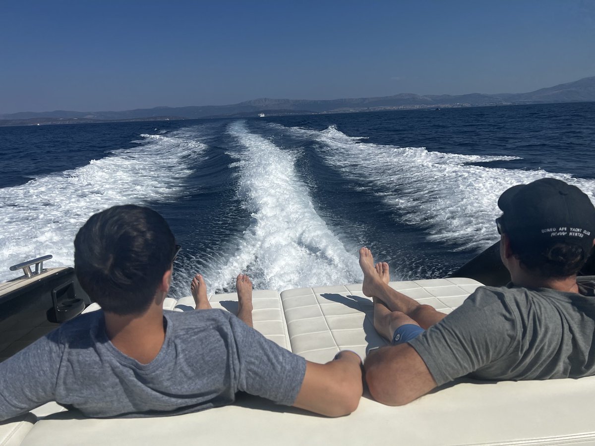 KennyGersh4Real's tweet photo. Well, it is a yacht club. ⁦@BoredApeYC⁩ #BAYC #Croatia #yacht #vacation https://t.co/q8jbqNOR0c