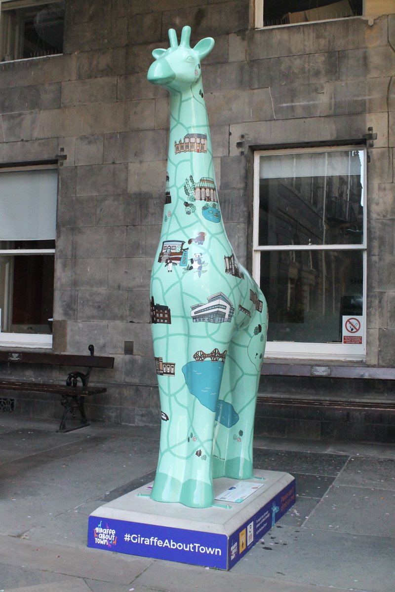 EdinburghZoo's tweet photo. See Edinburgh from a different perspective with Mapping the City 🦒

Our Giraffe of the Day is sponsored by @Edinburgh_CC and was designed by Victoria Rose Ball, who was inspired by the twists and turns of the streets in our stunning capital!

Read more ➡️ https://t.co/B07dmDFr8Q https://t.co/jbD8eNYBeL