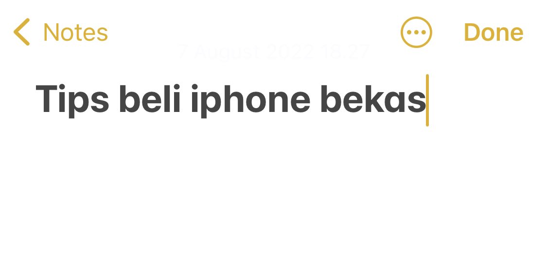 here a tips kalo mau beli iphone bekas buat pertama kali, jangan asal beli !!

-a thread based on my experience