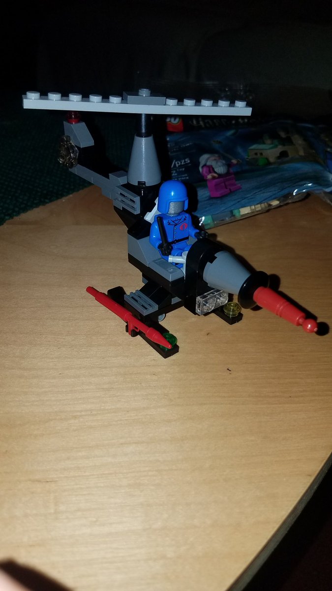 #LEGO90Years. I salvage this piece from Hasbro using all Lego except for 4 pieces.