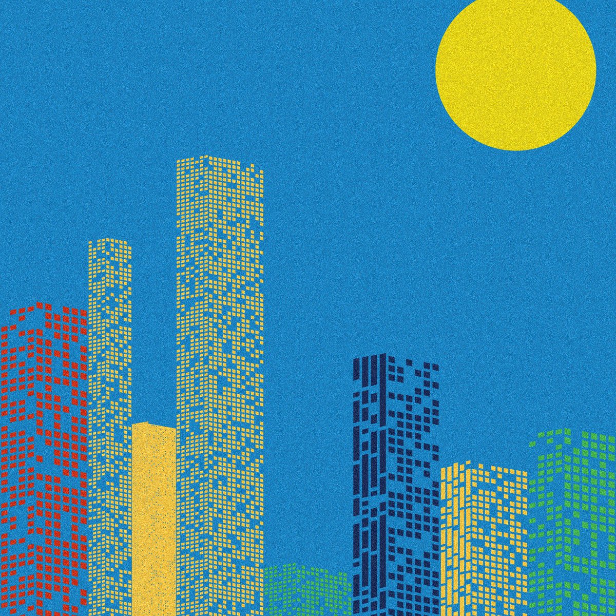 A number of parts were activated to multiply the "Living City" project. Mint early for an amazing piece...
<a href="/fx_hash_/">fxhash</a> 

👉fxhash.xyz/generative/slu…

#fxhash #generativeart #creativecoding #genart #tezos