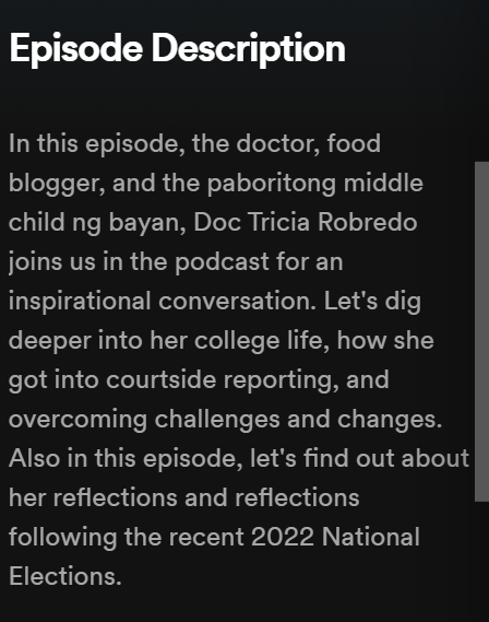 sowonist_'s tweet photo. Ang cute talaga na they always introduce doc tricia as "paboritong middle child bayan" 

My favorite food blogger🤍@jpgrobredo https://t.co/dm4ohfPzg9