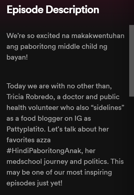 sowonist_'s tweet photo. Ang cute talaga na they always introduce doc tricia as "paboritong middle child bayan" 

My favorite food blogger🤍@jpgrobredo https://t.co/dm4ohfPzg9