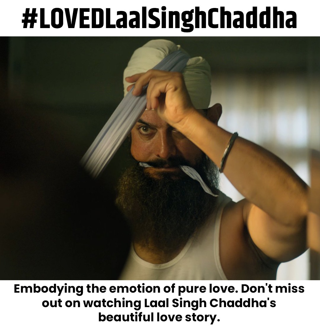 MohanPsu's tweet photo. #LOVEDLaalSinghChaddha https://t.co/Hqpdutwjcr