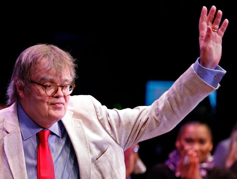 Happy 80th birthday to the one and only Garrison Keillor, who has cheered Walker up for decades.  