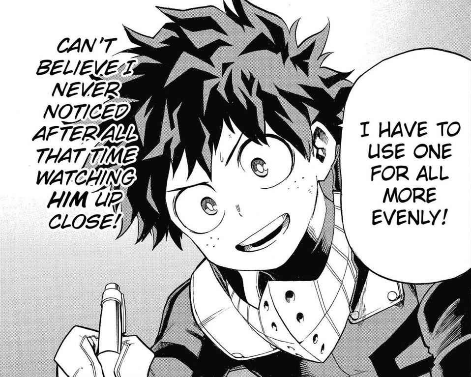 izuku getting inspired by katsuki ^^ look at that determined smile 