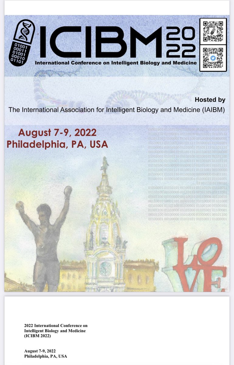 latinoactivist's tweet image. Check out our talk today #ICIBM2022 Improving and Transforming Public Health Informatics through Community
Engagement #PublicHealthInformatics #CommunityEngagement #RealWorldApplications International Conference on Intelligent Biology and Medicine Program➡️icibm2022.iaibm.org/Schedule_files…