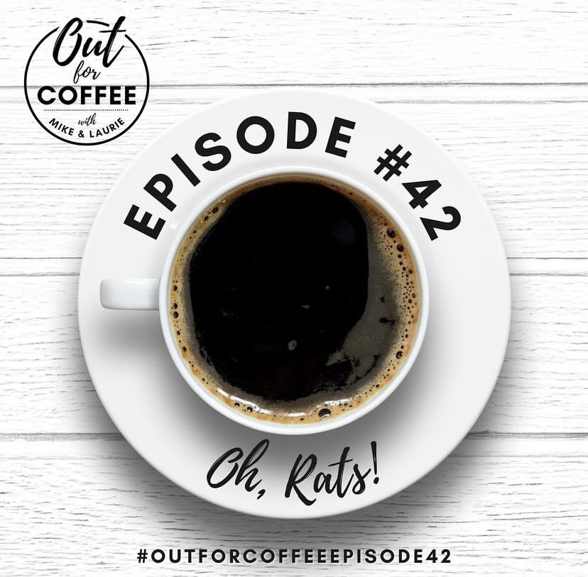OutForCoffeeML's tweet photo. This week we talk about famous rodents, and Laurie learns a valuable lesson about feeding the neighbourhood wildlife. Enjoy!
#OutforCoffeeEpisode42 #Podcast #CoffeeTalk #TalkShow #Rats #Rodents #Woodstock #WoodstockON #wdskont https://t.co/MOHYSWzEmG https://t.co/eLuOfEsUSU