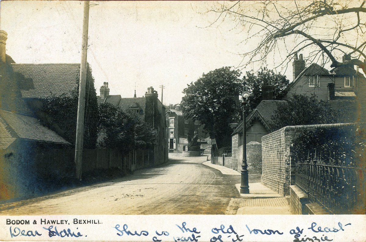 Bexhill Museum on Twitter "Old Town Bexhill Sussex postcard sent 4.