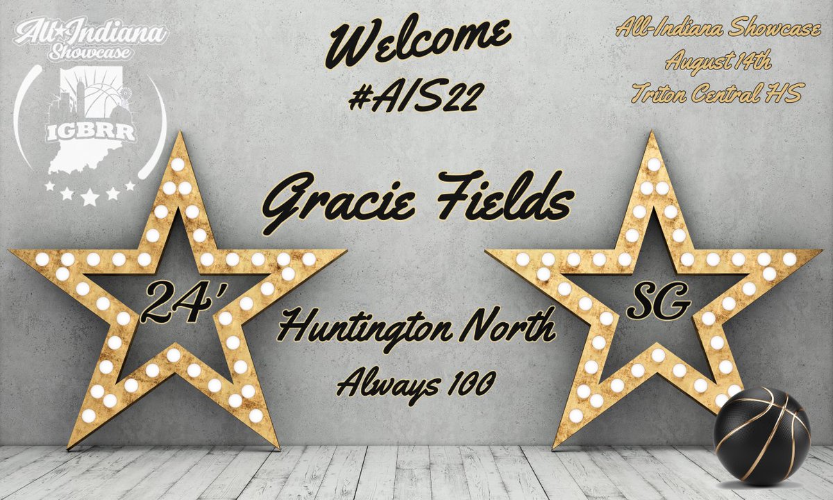 coachbeckett's tweet photo. Welcome 24' Gracie Fields to the All-Indiana Showcase. August 14th @ Triton Central HS  #AIS22 https://t.co/1TD4etclNt
