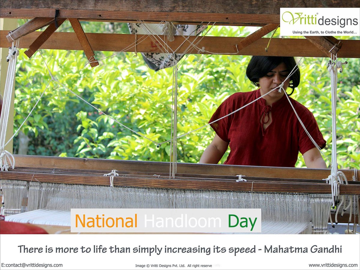 vrittidesigns's tweet photo. National Handloom Day 2022 !!! #NationalHandloomDay #national #handloom #handloomday #handspun #handspin #khadi #khadiindia #vrittidesigns #textileministry #governmnetofindia #smritizubinirani #smritiirani #textiles #sustainabletextile #sustainability #ecofreindlytextiles https://t.co/Wy72M5GuCn