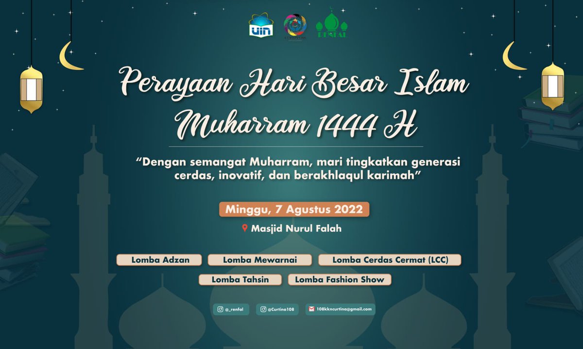 Barokallah semoga kemuliaan dan keagungan Bulan Muharam menjadikan wasilah amal shaleh kakak-kakak yang sedang KKN
