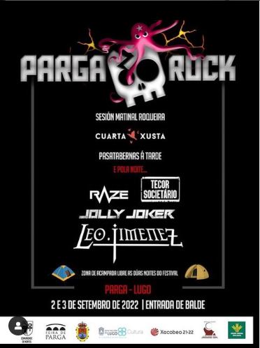 FeiraParga's tweet photo. Os días 2 e 3 de setembro de 2022 a Vila de Parga vibrará cunha nova edición do #pargarock.

#musica #cultura #dance #concerto #live #Xacobeo2022 #rock #Galicia #caminodesantiago #lugo #guitar
#guitiriz #concert #rockband #livemusic https://t.co/qKNxrPLVN0