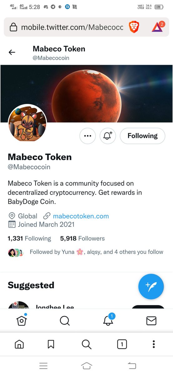 Tamilcrypto369's tweet photo. @iWignus @Mabecocoin All Task Done! Hopefully  I'll be  the chosen one  in this giveaway. Thank you for the opportunity.

Proof https://t.co/b4mzVeufr9