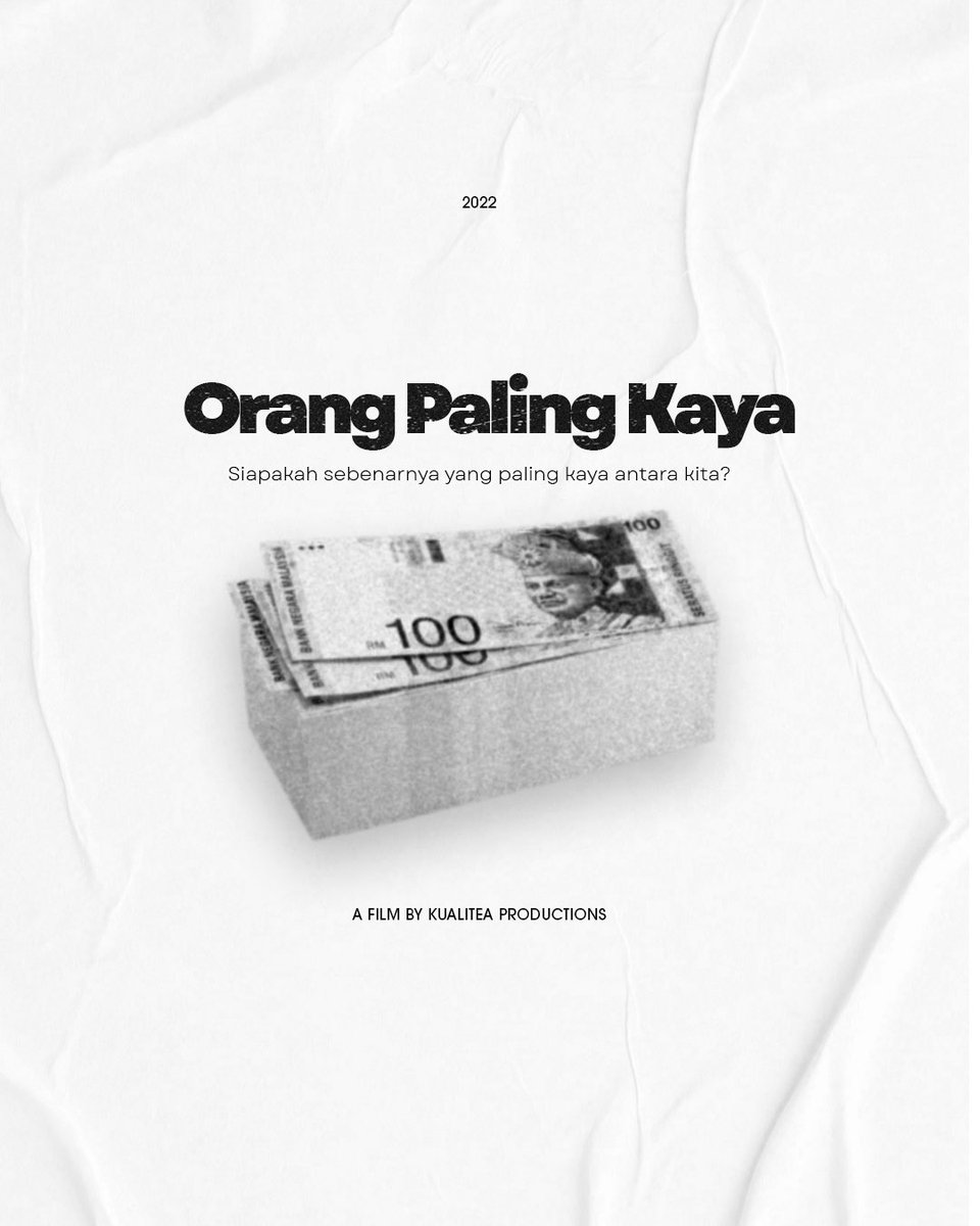 KualiTeaProd's tweet photo. Orang Paling Kaya
.
Adakah awak orang paling Kaya ataupun orang yang suka makan roti Kaya ? #OPK #money #chasingmoney #daddysmoney #dirtymoney #duitrakyat #rich #richlife #kualiteaproduction https://t.co/spFIDm7Nup