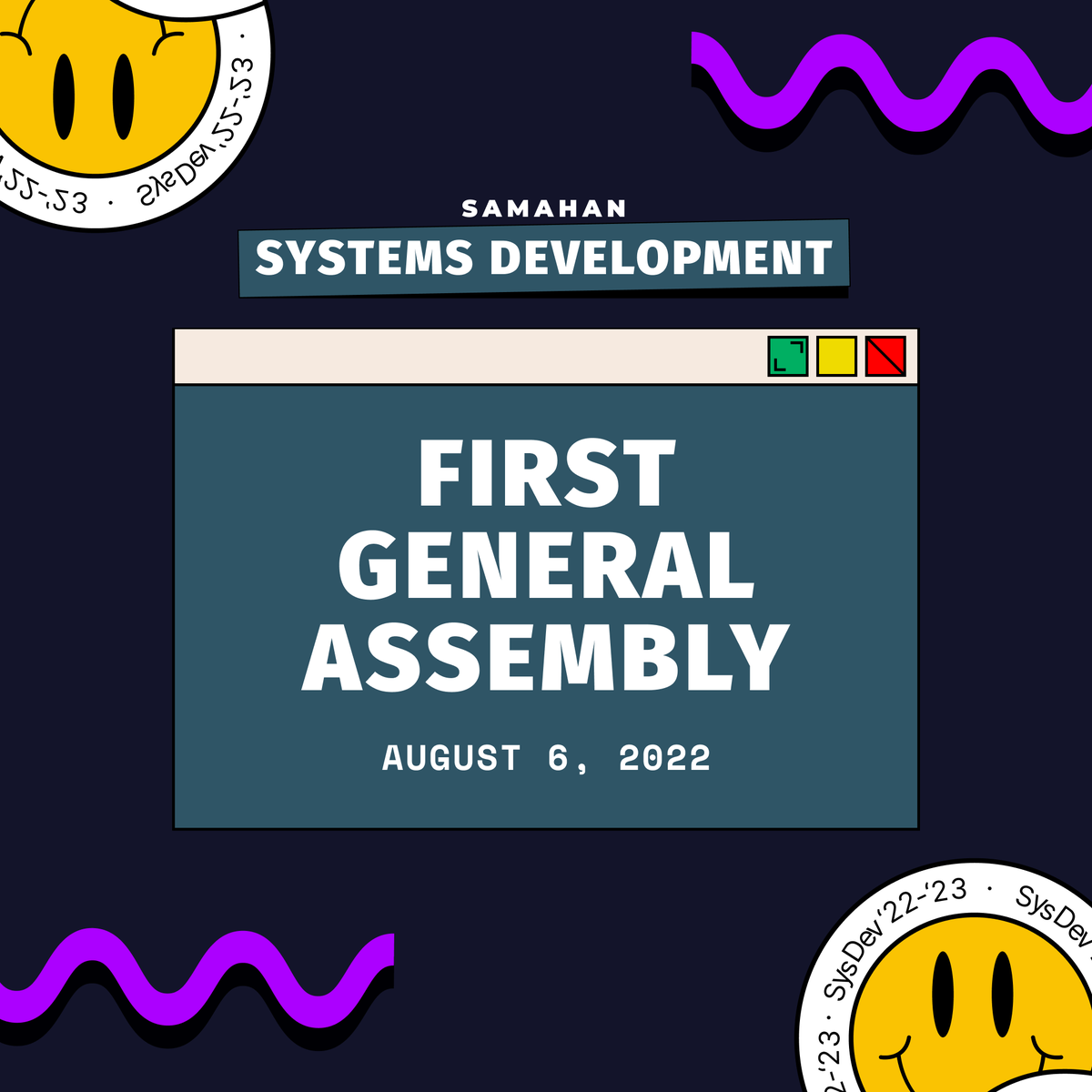 SAMAHANSysDev's tweet photo. LOOK | The SAMAHAN Systems Development conducted its first General Assembly last night for AY: 2022-2023.

Welcome to the new and current SysDevers! 🧑‍💻

#SAMAHANSysDev #SysDever https://t.co/EOhv3SvPDO