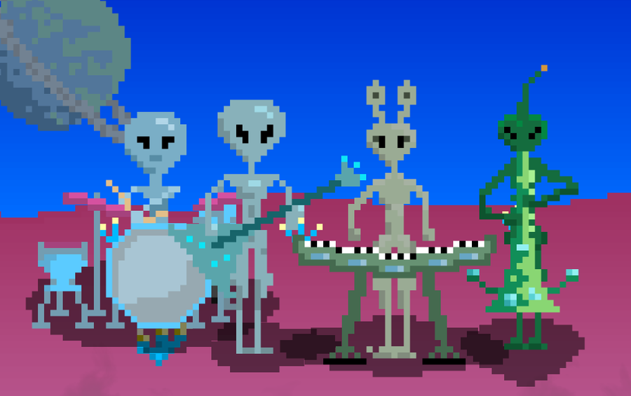 Faction 5 of 5: Aliens
The rarest faction in the #SolTunes universe, aliens from all corners of the multiverse participate in the MGMC. They prefer to film their performances from underwater bases or beam transmissions from their home planets. #NFTCommunity #NFTs #NFTProject