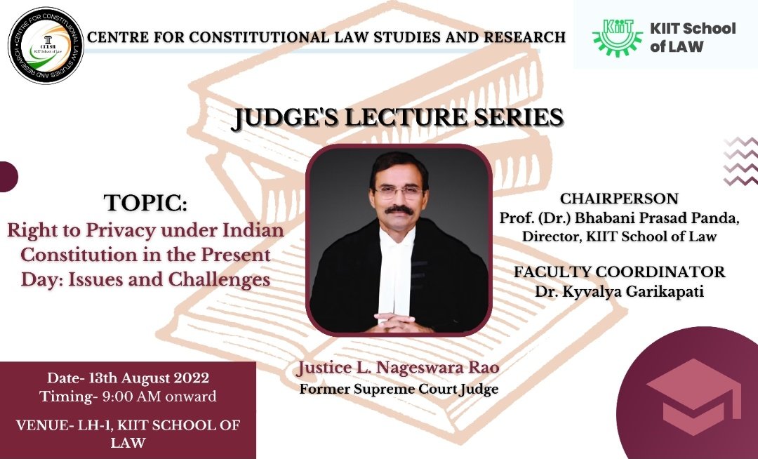 CclsrKiit's tweet photo. Judges Lecture Series
#cclsr #cclsrkiit #kiitlaw https://t.co/RX31Sl4SEC